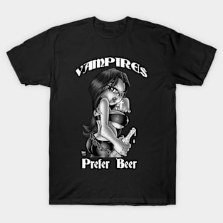 Vampires Prefer Beer T-Shirt